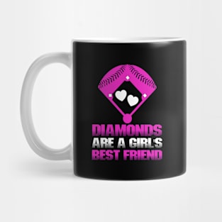 Diamonds are a girl's best friend Mug